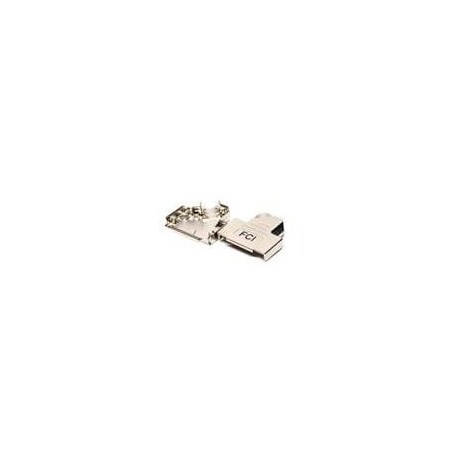 Fci Connector Accessory, 0.157In Min Cable Dia, 0.512In Max Cable Dia, Backshell, Zinc Alloy 8655MHRA1502KLF